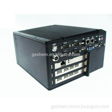 Geshem industrial computer 4U chassis type mini pc with 3 PCI slot